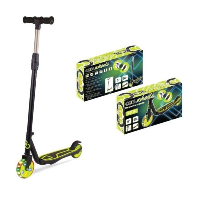 Trotinet sa svetlećim točkovima neon FR58956 Fito Mineral -min