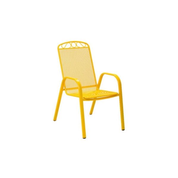 Metalna stolica – žuta Melfi