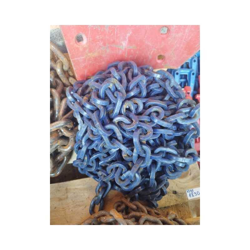 Lanac D profil 8x28x12 grade 100 plavi Fito Mineral Lanac za izvlačenje drva u šumi